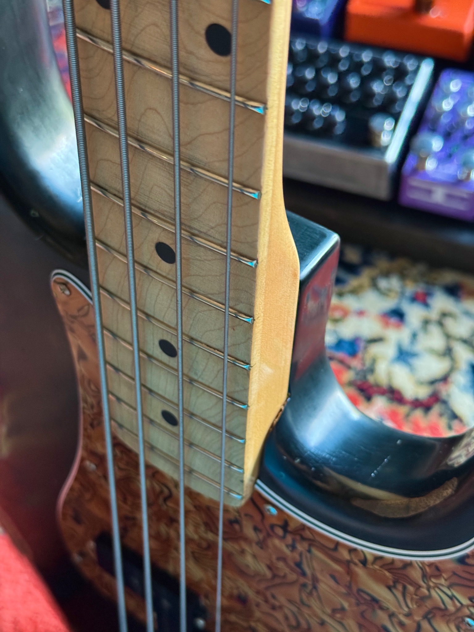 Fresher FP-360 neck profile and body edge