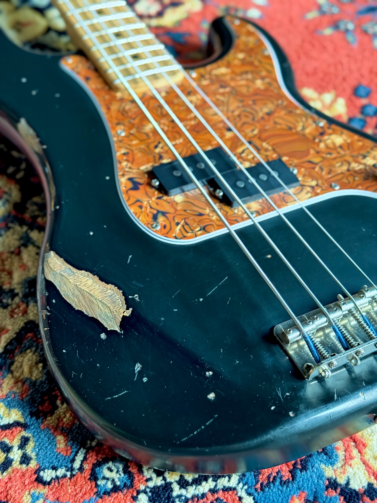 Fresher FP-360 body, pickup, bridge and finish wear