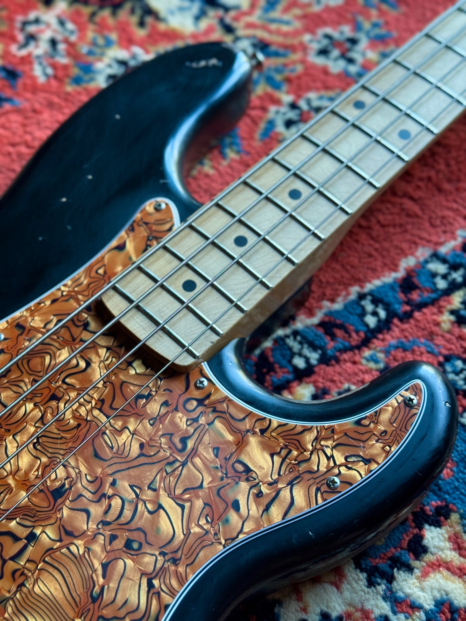 Fresher FP-360 front body and fingerboard with custom relic finish