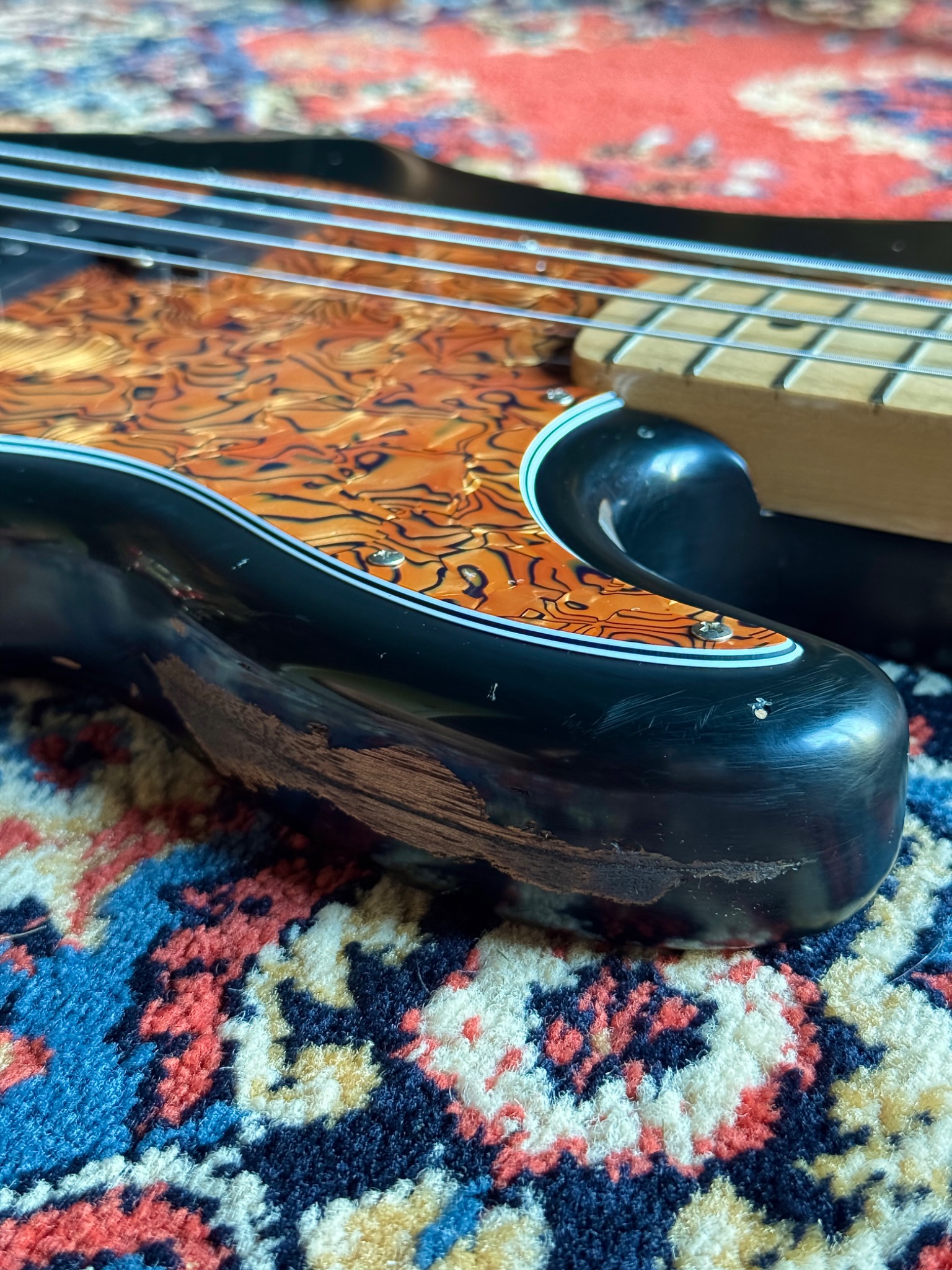 Fresher FP-360 body edge with finish wear